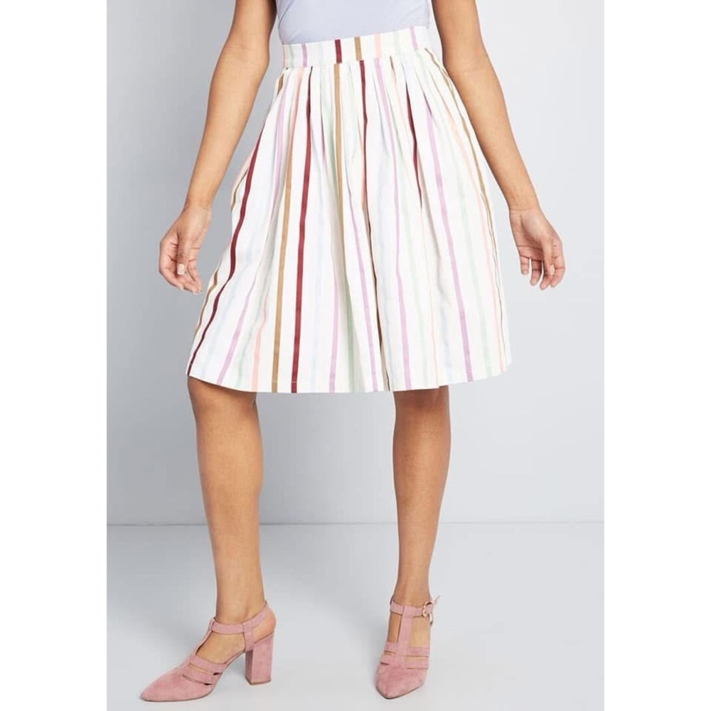 ModCloth Aspiration Creation A-Line Skirt